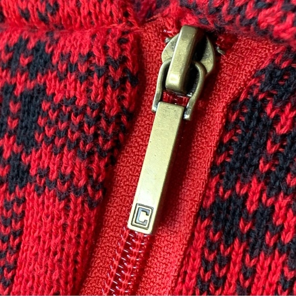 NWT CHAPS Buffalo 100% Cotton Moto Jacket Sweater - Picture 9 of 9